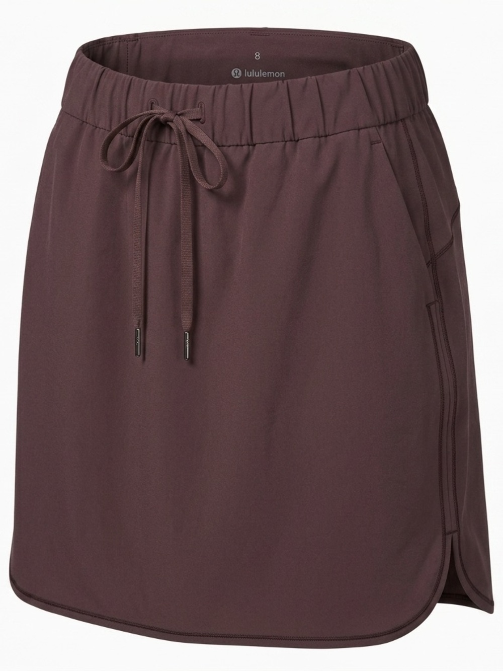 Lululemon On The Fly Athleisure Skirt Women’s 8 — Cherry Cola Quick-Dry